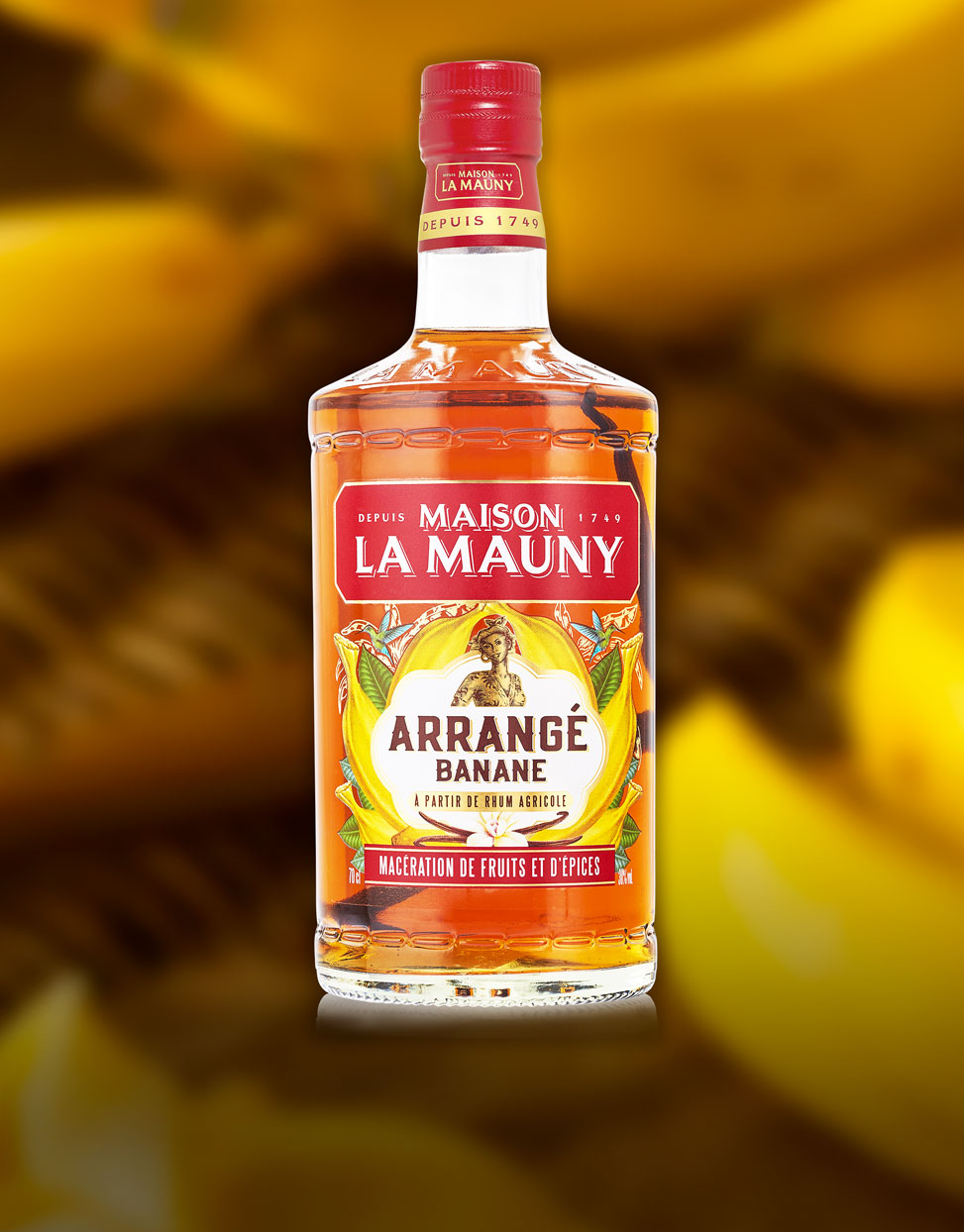 Rhum arrangé, orange epices 70 cl